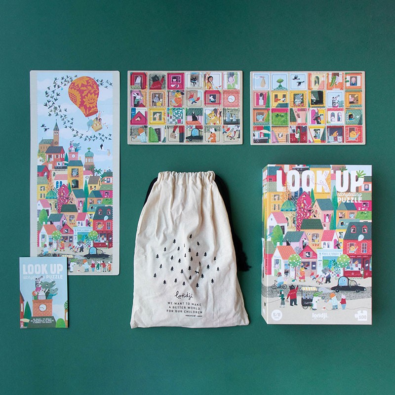 puzzle i joc d'observar i inventar històries